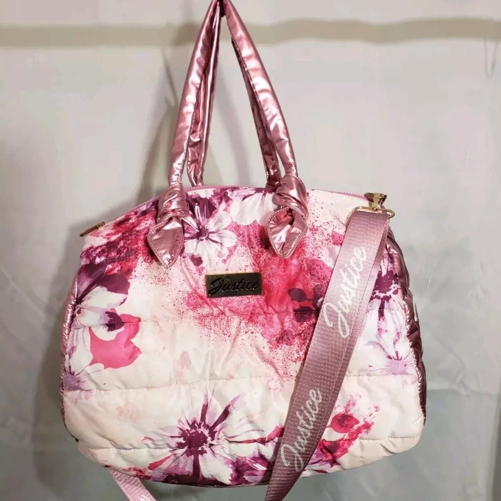 Justice Pink Floral Women's Bag